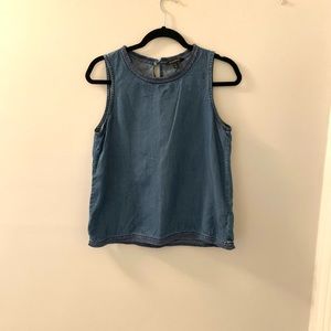 Like New Condition Chambray Banana Republic Top